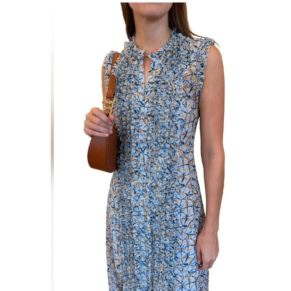 **** Not Available****Claudine Silk Georgette Dress in - Picture 2 of 5